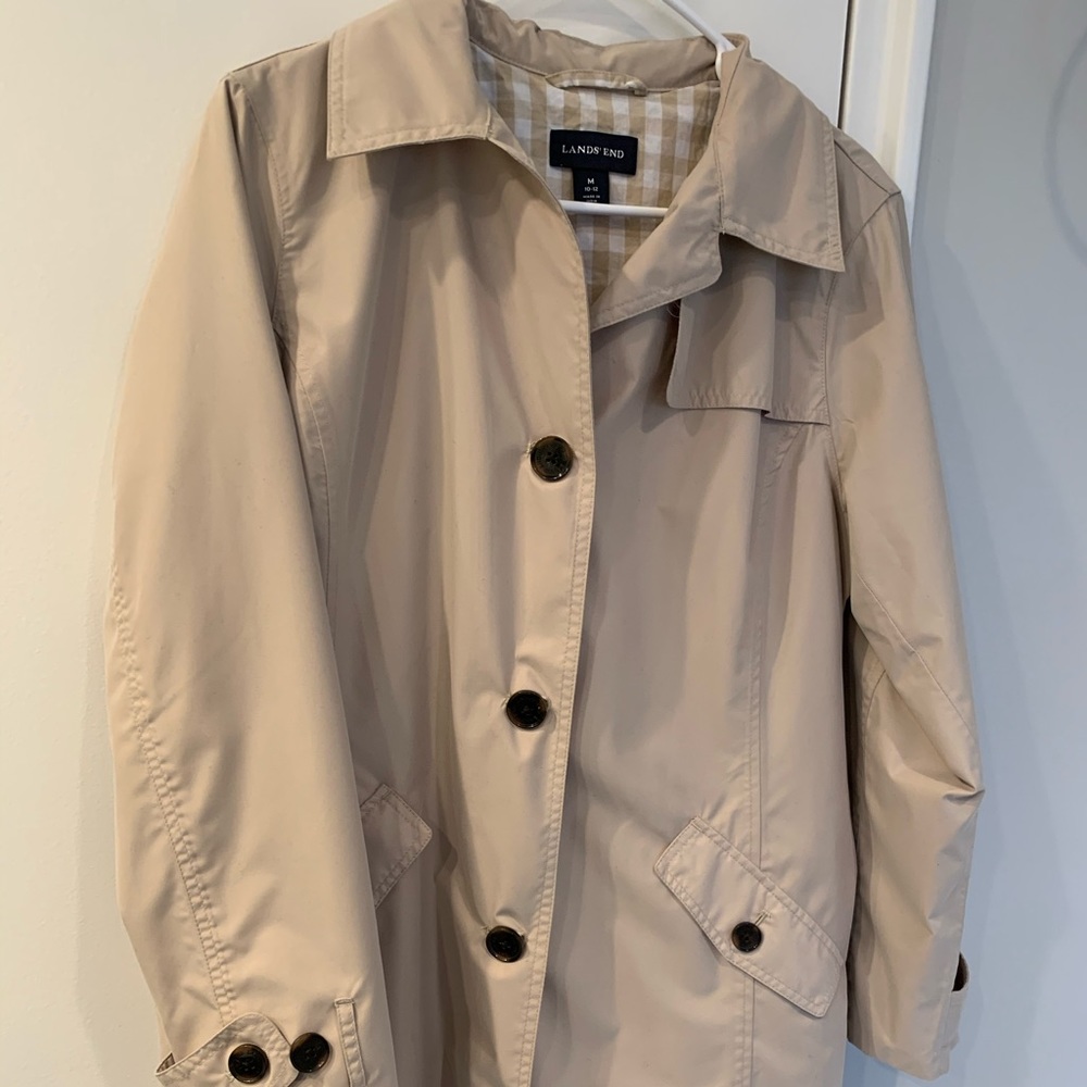 Lands’ End trench coat